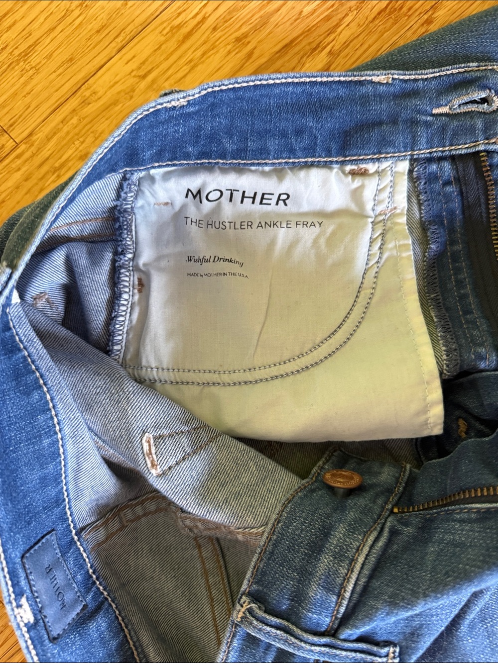 MOTHER The Hustler Ankle Fray - Picture 5 of 11